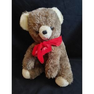 Vintage ANY Toys Daebong Industrial Co Stuffed Brown Teddy Bear